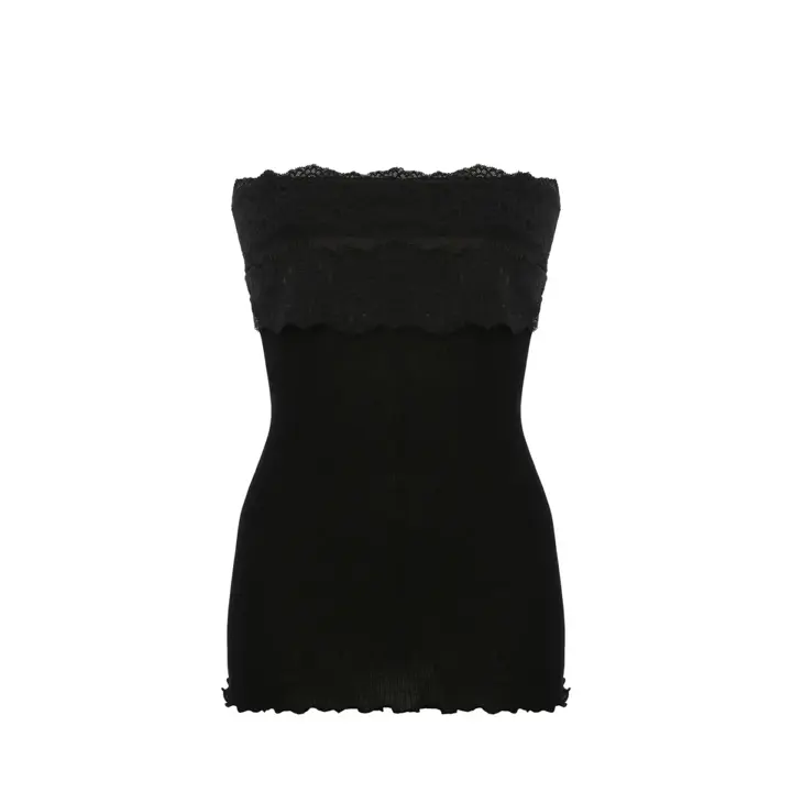 キャミソール 保湿インナー, ブラック, product image number 1