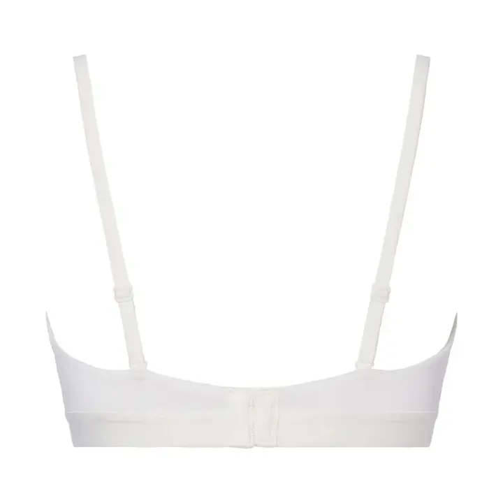 スロギー ゴーコットン ノンワイヤーブラ, ホワイト, product image number 1