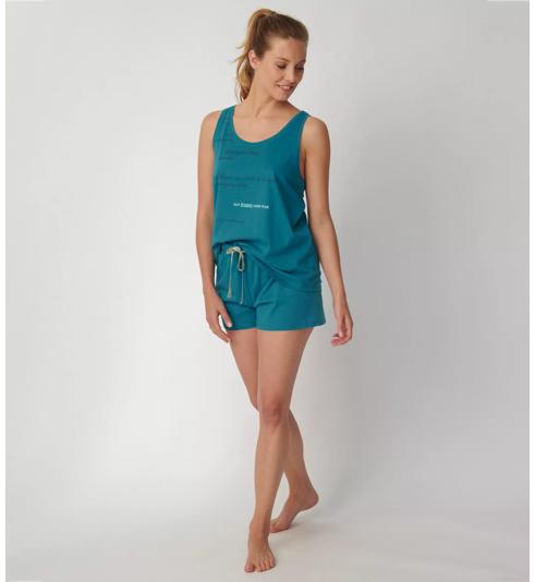 Triumph 棉質睡衣套裝 - Ocean depths - 家居服