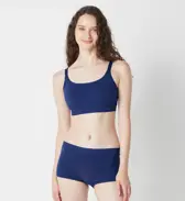 スロギー ゴー オールラウンド カップ付きハーフトップ2, , model image number 2