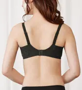 【SALE】トリンプ プレミアム ゴールドレーベル4001 ブラジャー(パッドなし), ブラック, model image number 3