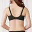 【SALE】トリンプ プレミアム ゴールドレーベル4001 ブラジャー(パッドなし), ブラック, model image number 3