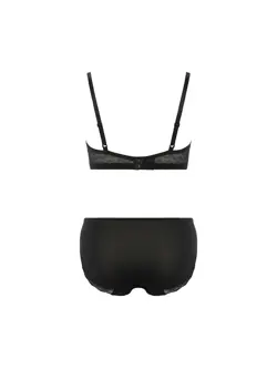 【WEB/アウトレット限定】きゅっと寄せブラ ブラ＆ショーツセット スウィンギングブーケ