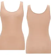 【SALE】薄くて軽い インナー5170 袖なしトップ, ブラウン, product image number 2