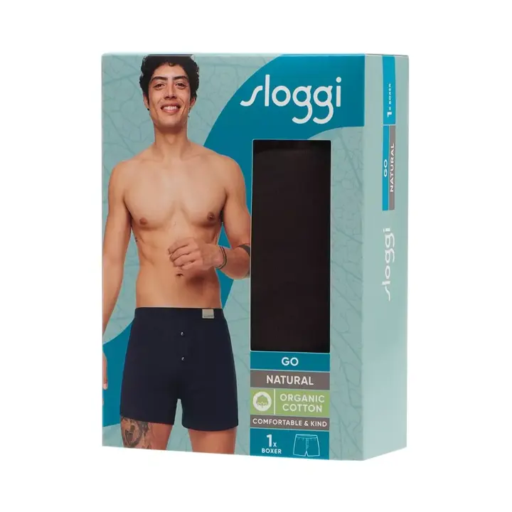 【WEB限定】スロギー メン ゴー ナチュラル ボクサー ショーツ, ブルー, product image number 3