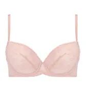 【SALE】エントリーコレクション 3/4カップブラ ブラ＆ショーツセット(ロマンテック レース), ピンク, product image number 0
