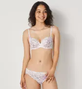 夢みるブラ(R) ライト ブラ＆ショーツセット ドリームデイリリー【一部カラーSALE】, , model image number 2