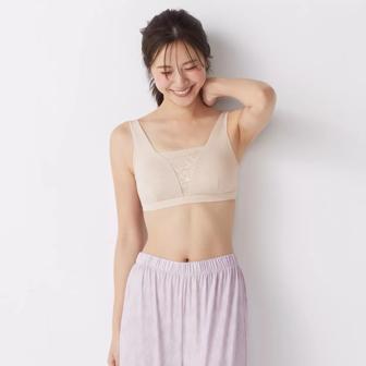 植物染め ナイトブラ ナチュラルタッチコレクション【一部カラーSALE】, , model image number 3