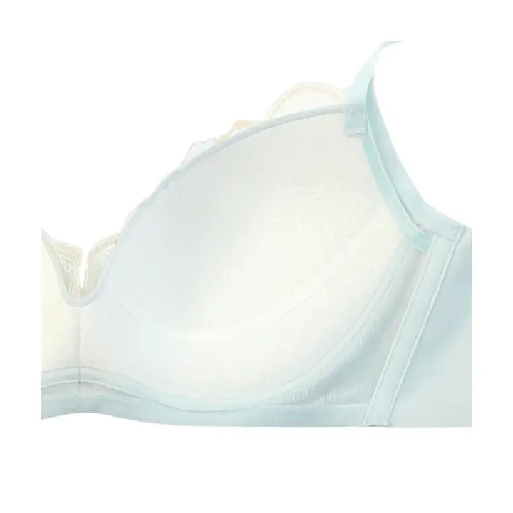 優々ブラ640 ノンワイヤーブラジャー, ブルー, product image number 3
