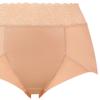 パワートライアングル713 綿混フラットマキシショーツ, ベージュ, swatch