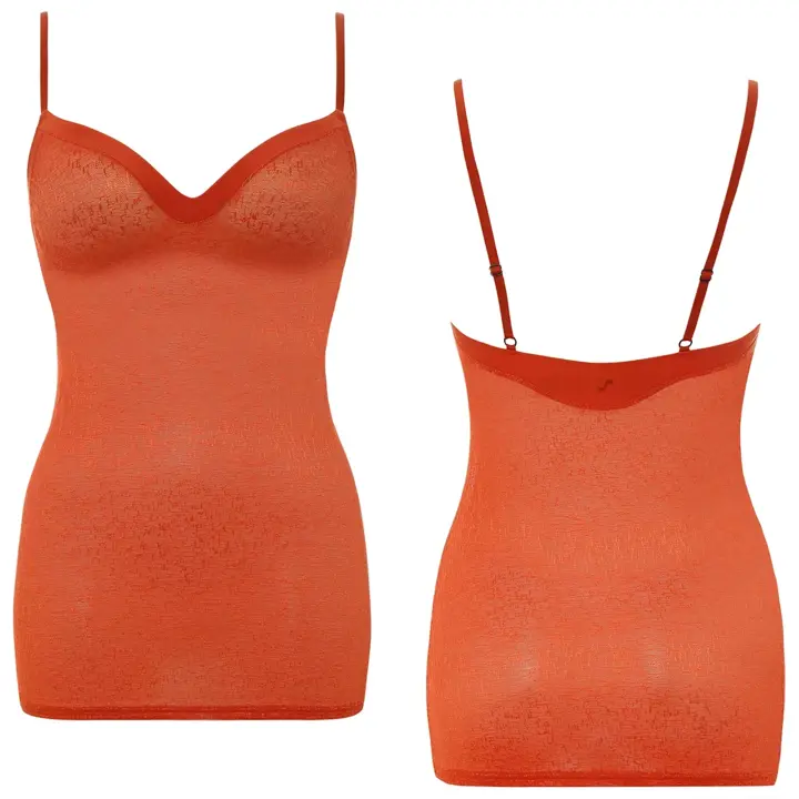 【SALE】エス バイ スロギー スパーブ カップ付きキャミソール, レッド, product image number 4