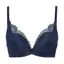 夢みるブラ(R)DeepV ブラ＆ショーツセット デイジーレース【一部カラーSALE】, ブルー, product image number 0