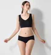 スロギー ナチュラルヒップ 2.0 ボーイズレングス, ブラック, model image number 1