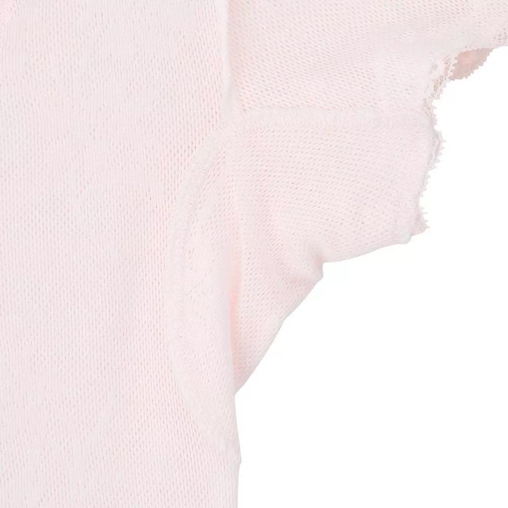 【SALE】メッシュコットンG3100　3分袖トップ, ピンク, product image number 1