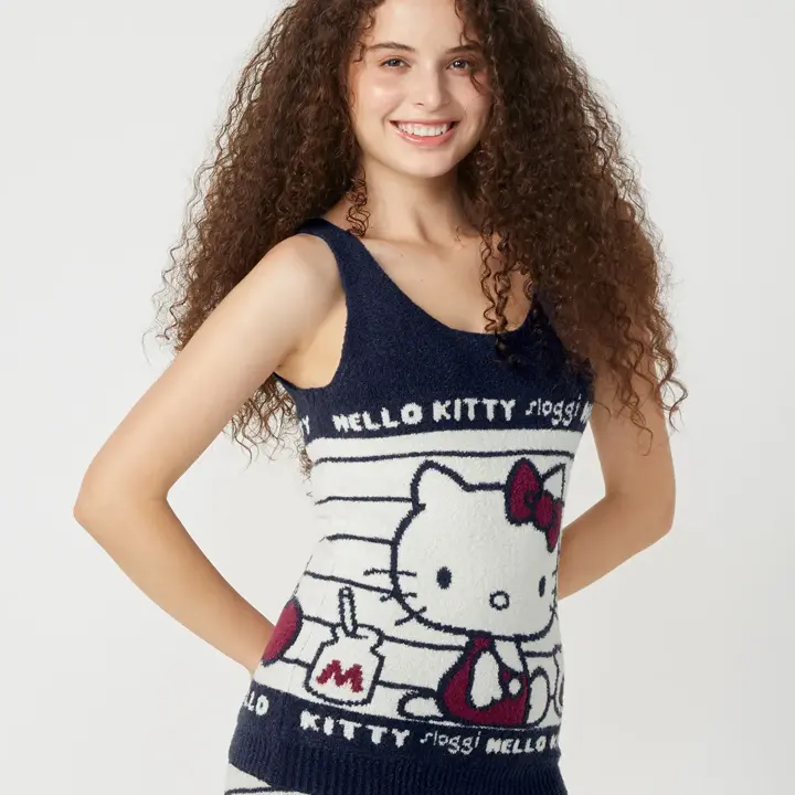【WEB/アウトレット限定】スロギーG063 ハローキティ インナートップ, ミックス, model image number 0