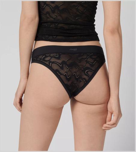 SLOGGI GO ALLROUND LACE NOIR