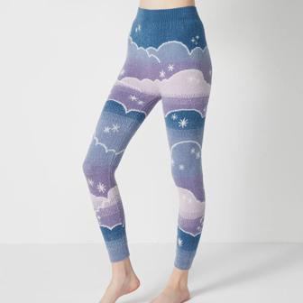 【SALE】スロギー “ほっ”とアイテム 9分丈ニットパンツ, , model