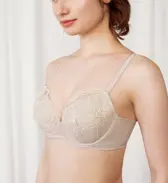 【SALE】トリンプ プレミアム ゴールドレーベル4001 ブラジャー, グレー, model image number 4