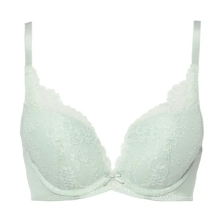 夢みるブラ(R)DeepV ブラ＆ショーツセット デイジーレース【一部カラーSALE】, グリーン, product image number 0