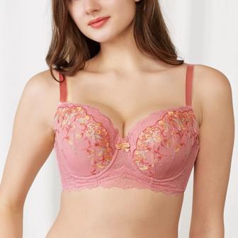【SALE】レッドレーベル バイ トリンプ0109 ブラジャー(パッドなし), ピンク, model image number 0