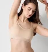 スロギー フリー オールラウンド ハーフトップ, ベージュ, model image number 0