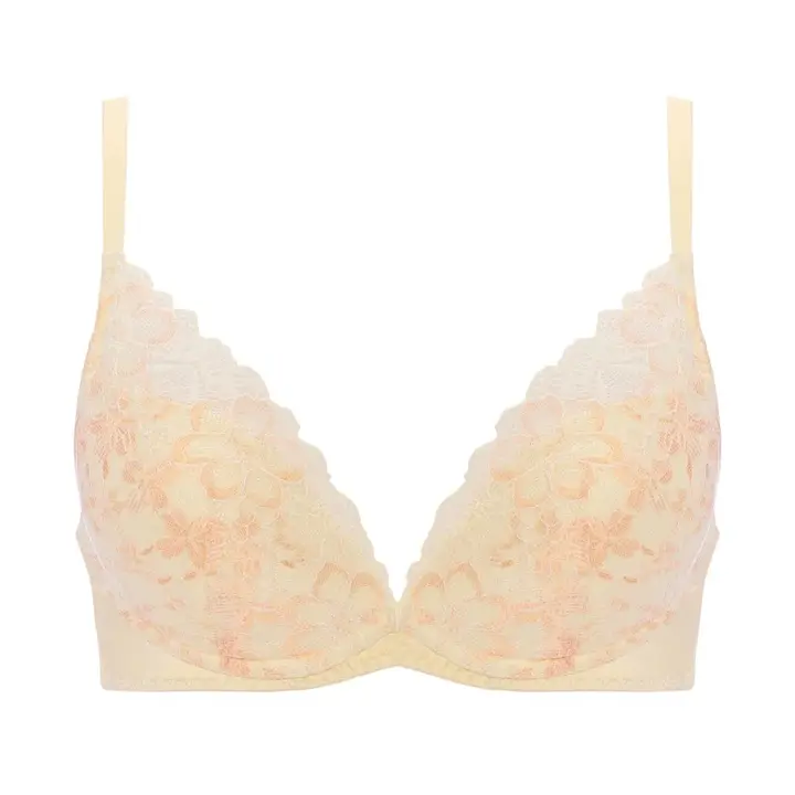 夢みるブラ(R) ノンワイヤー ブラ＆ショーツセット ドリームデイリリー【一部カラーSALE】, ベージュ, product image number 0