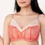 すっきり包み込むブラ585ブラジャー(パッドなし)【一部カラーSALE】, オレンジ, model image number 0