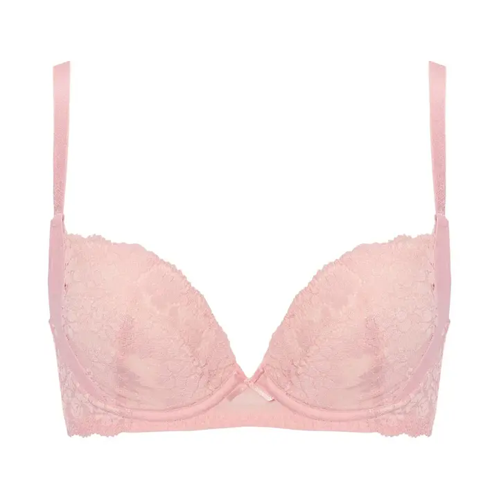 【WEB/アウトレット限定】きゅっと寄せブラ ブラ＆ショーツセット スウィンギングブーケ【一部カラーSALE】 【一部カラーSALE】, ピンク, product image number 0