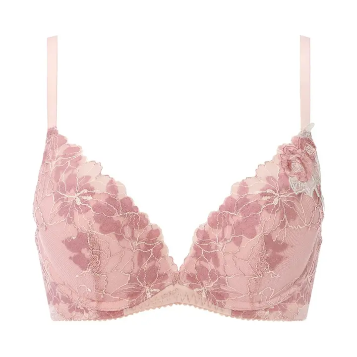 夢みるブラ DeepV ブラジャー マイブロッサムブーケ, ピンク, product image number 0