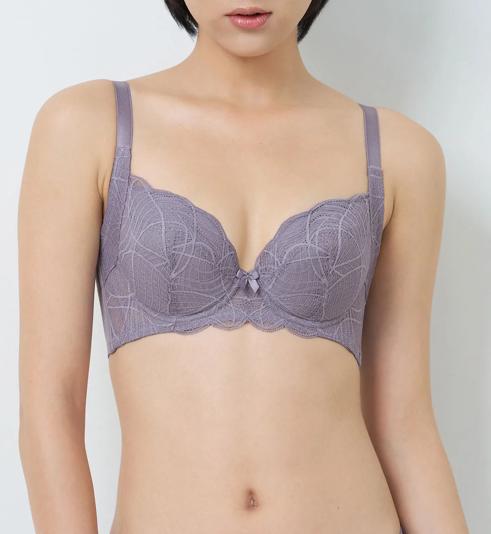 Triumph Young Simply Sculpt Blossom Wired Padded Bra - Grey shadow - Wired