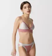 エス バイ スロギー サンデーズ ブラレット【一部カラーSALE】, ピンク, model image number 1