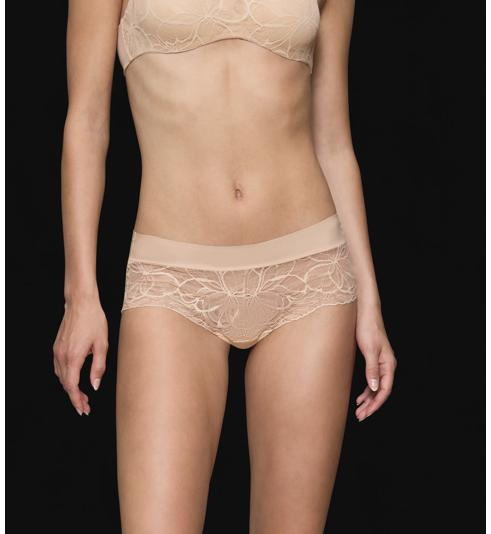Triumph BODY MAKE UP ILLUSION LACE SHORT - Nude beige - Boyleg