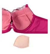 【SALE】天使のブラ(R) スリムライン584 ブラジャー, レッド, product image number 3