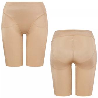 シェイプアップガードル ロング, ベージュ, product image number 1