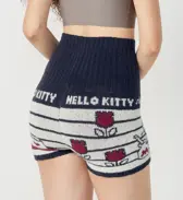 【WEB/アウトレット限定】スロギーG063 ハローキティ ハラマキ付きニットパンツ, ミックス, model image number 1