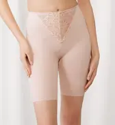 トリンプストーリー607 ロングガードル, ベージュ, model image number 0