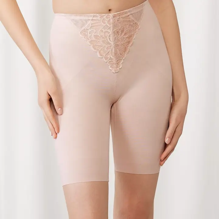 トリンプストーリー607 ロングガードル, ベージュ, model image number 0