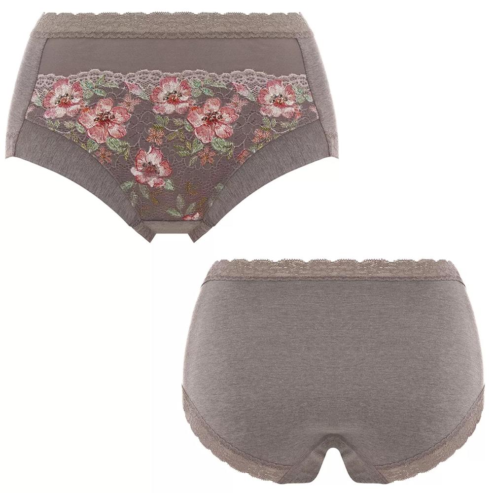 【SALE】恋するブラ563 はきこみ深めショーツ, ブラウン, product image number 2