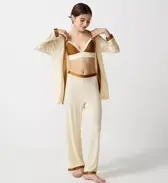 【SALE】エス バイ スロギー サンデーズ ロングボトム, ベージュ, model image number 1