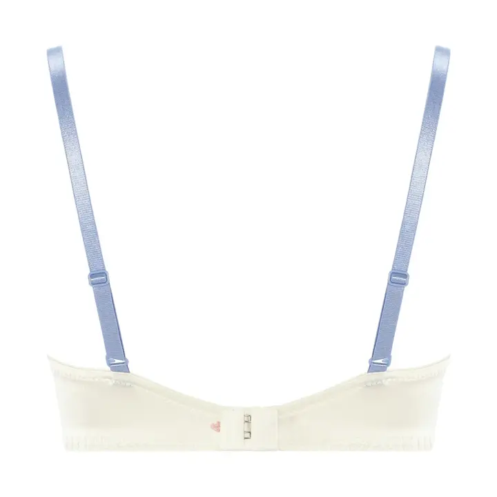 夢みるブラ ノンワイヤー ブラジャー レインボーリリー, ホワイト, product image number 1