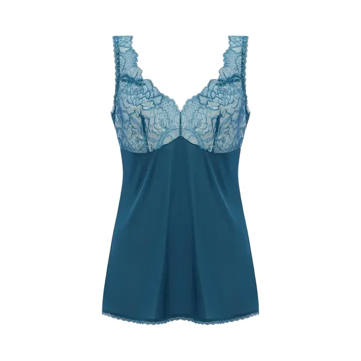 フロラーレ バイ トリンプ1100 ラウンドキャミソール【一部カラーSALE】, グリーン, product image number 0