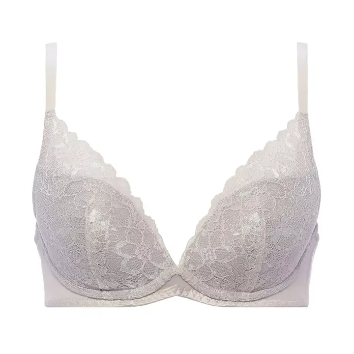 夢みるブラ(R) ノンワイヤー ブラ＆ショーツセット ドリームデイリリー【一部カラーSALE】, ホワイト, product image number 0
