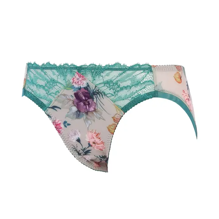 【SALE】フロラーレ バイ トリンプ4000 レギュラーショーツ, グリーン, product image number 2