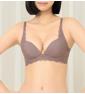 Triumph Áo Lót Tri-Air Lite Gọng Wire Lite Mút Nâng Cổ Chữ V - Pigeon grey - Gọng