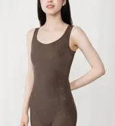 【SALE】トリンプ プレミアム ゴールドレーベル4001 コサージュ, ブラウン, model image number 0