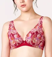 【SALE】天使のブラ(R) スリムライン582 ブラジャー2, レッド, model image number 0