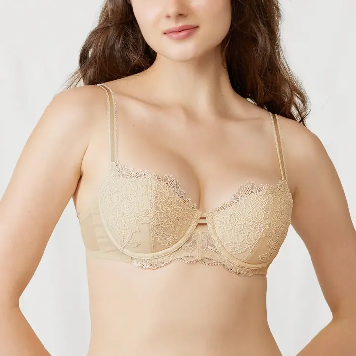 フロラーレ リュクス5010 ブラジャー, ベージュ, model image number 0