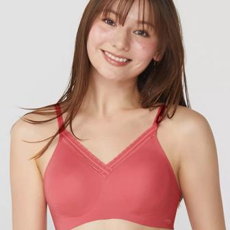 【SALE】スロギー ボディアダプト ツイスト プッシュアップ ノンワイヤーブラ, ピンク, model