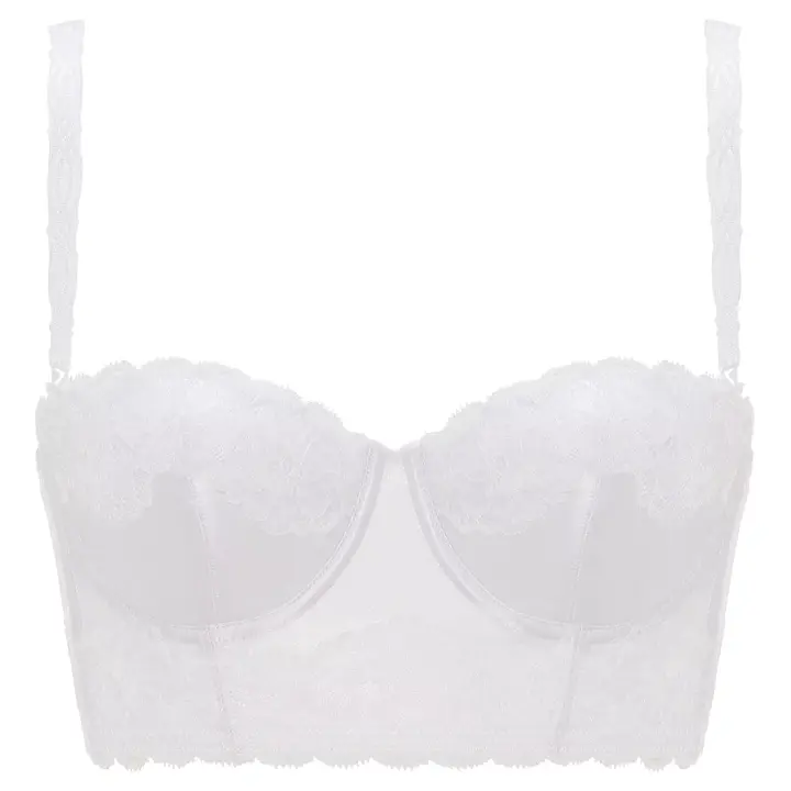 ブライダルインナー ロングブラジャー(ウエディング), ホワイト, product image number 0