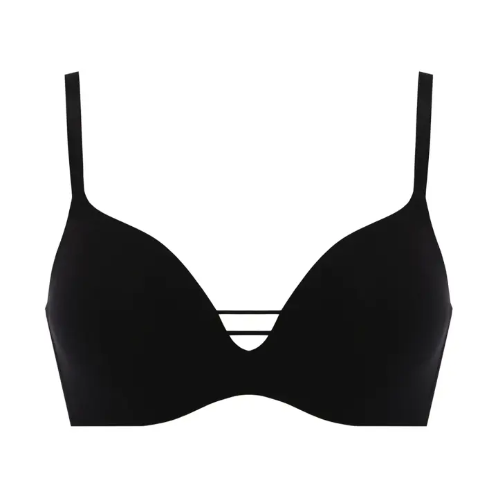 トリンプ |&nbsp;エスバイ ソフトフィット スムース ノンワイヤーブラ, ブラック, product image number 0
